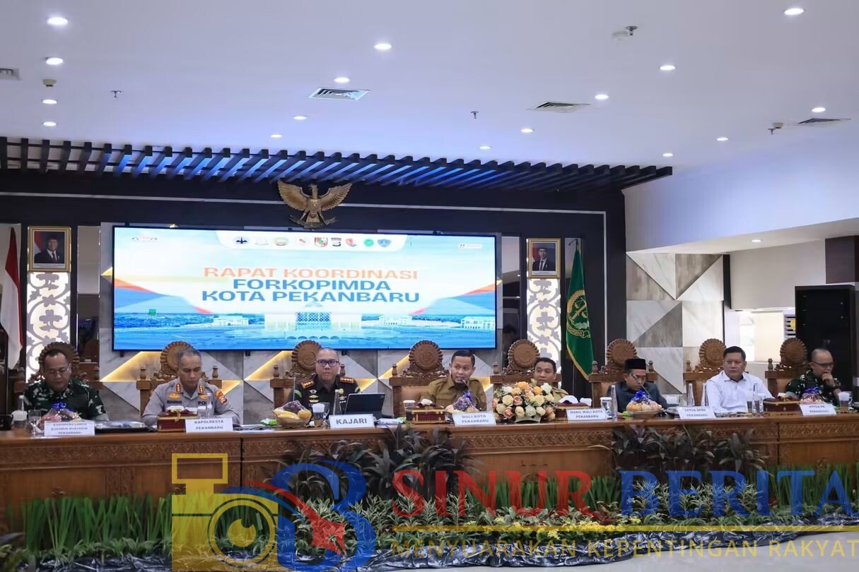 Pemko Pekanbaru bersama Forkopimda mulai memetakan potensi banjir, DBD, dan pohon tumbang sebagai langkah antisipasi menghadapi La Nina dan peningkatan curah hujan.