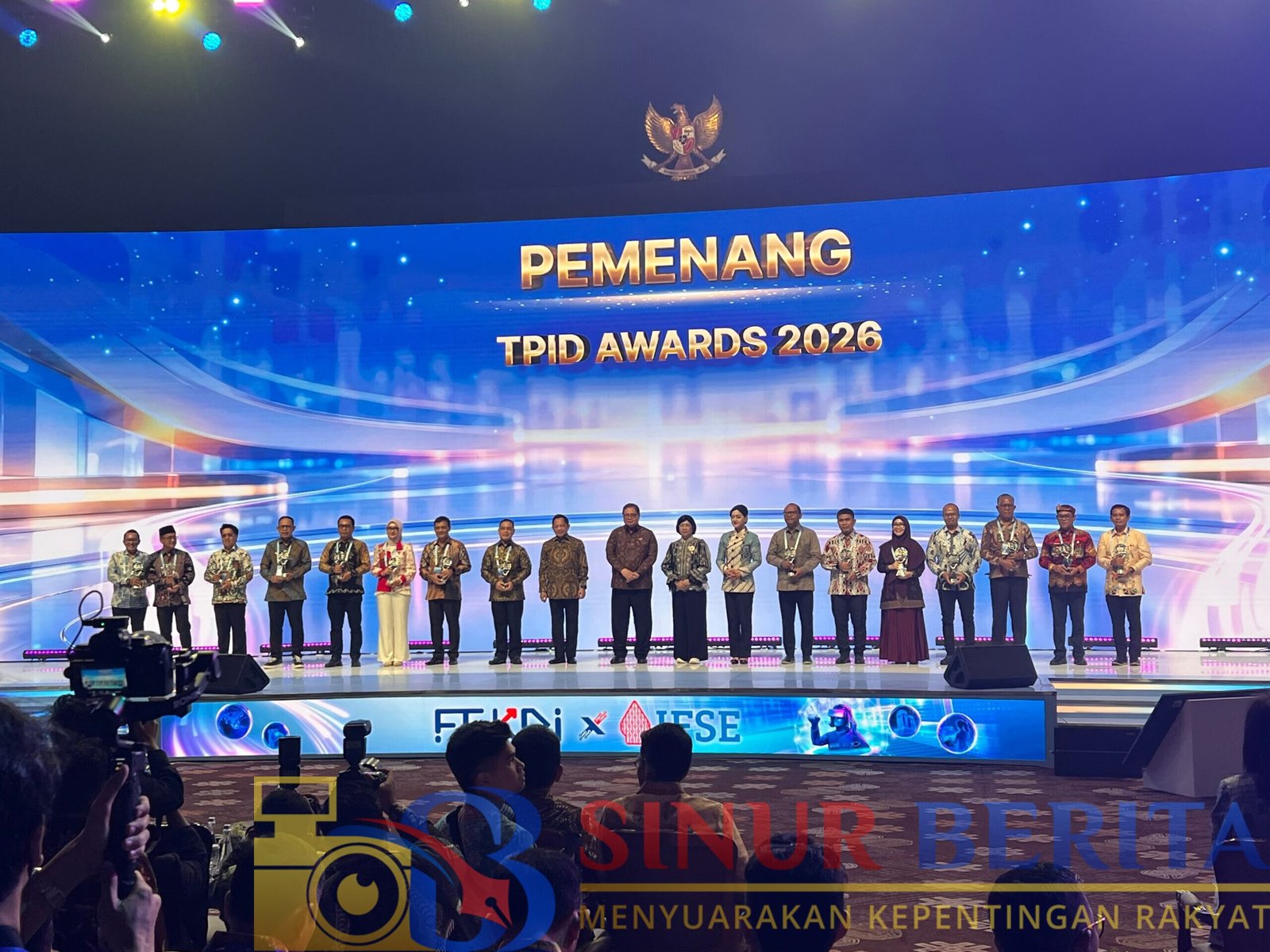Pemprov Lampung meraih Peringkat I TPID Berkinerja Terbaik Wilayah Sumatera 2026.
