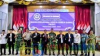 Pengurus BKGD Dumai masa bakti 2026–2030 resmi dikukuhkan. Danrem 031/WB Brigjen TNI Agustatius Sitepu mendorong kebersamaan, toleransi, dan sinergi.