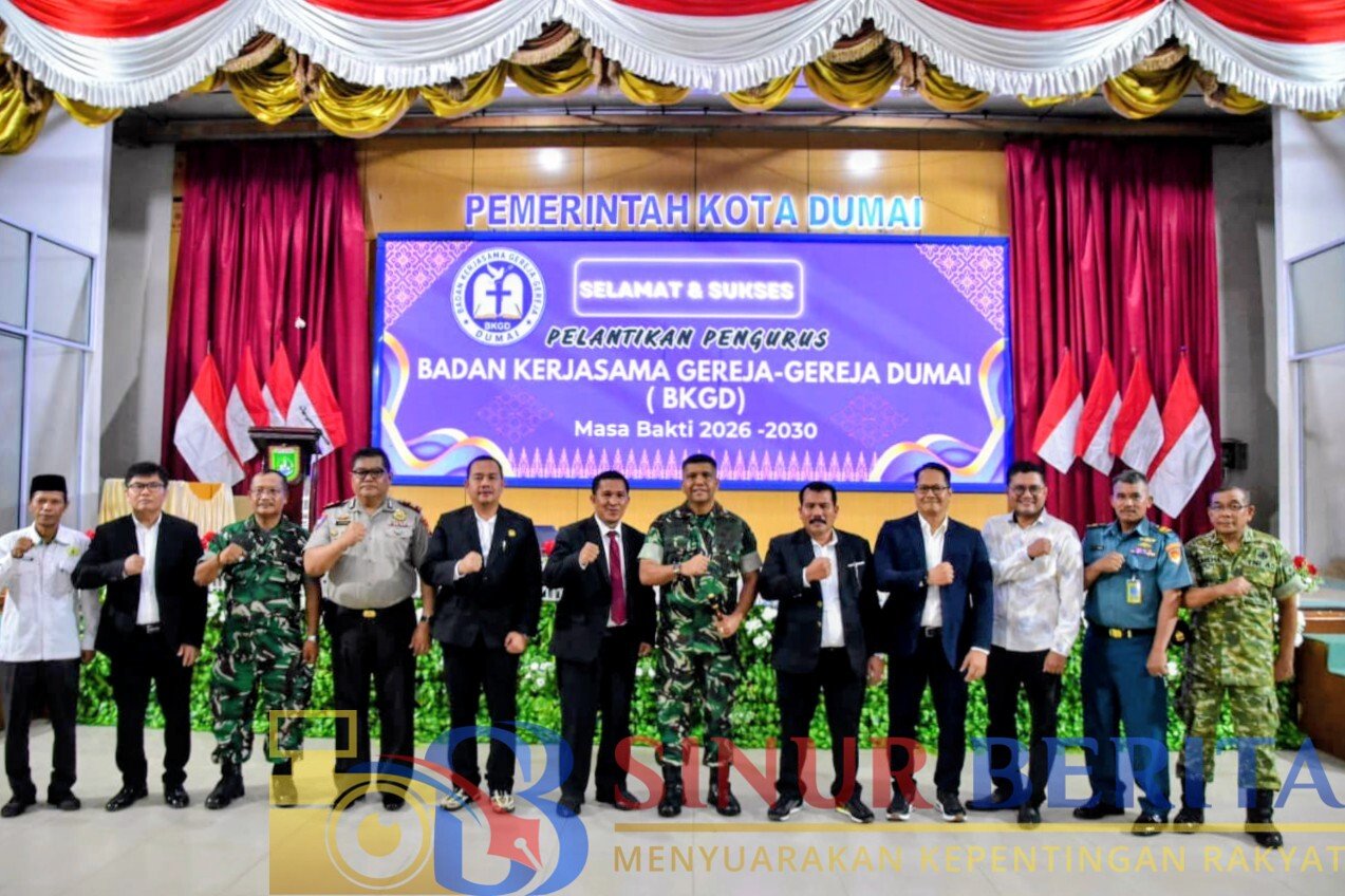 Pengurus BKGD Dumai masa bakti 2026–2030 resmi dikukuhkan. Danrem 031/WB Brigjen TNI Agustatius Sitepu mendorong kebersamaan, toleransi, dan sinergi.