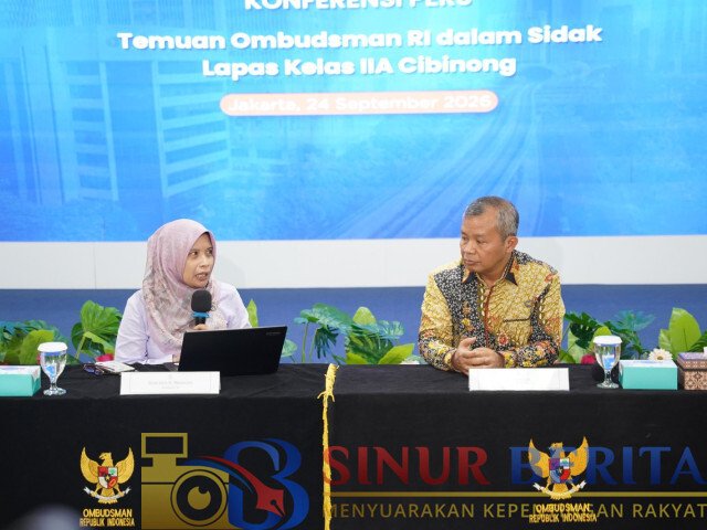 Konferensi Pers Temuan Sidak Lapas Kelas IIA Cibinong