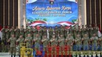 Pangdam XIX/Tuanku Tambusai Mayjen TNI Agus Hadi Waluyo memimpin kenaikan pangkat 41 Perwira Menengah periode 1 Oktober 2026 di Makodam XIX/TT, Pekanbaru.