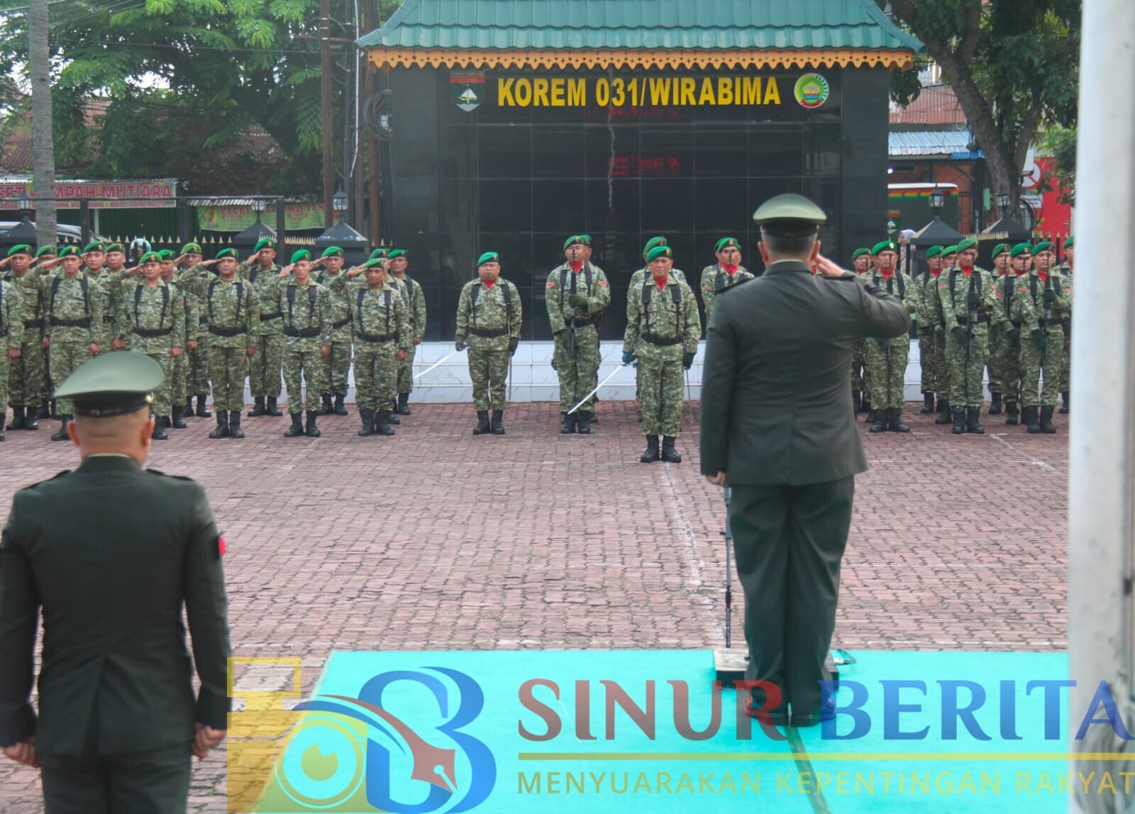 Korem 031/WB menggelar upacara Hari Kesaktian Pancasila di Pekanbaru, Kamis (1/10/2026)