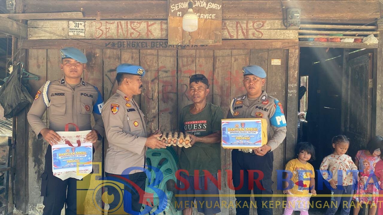 Polres Tapanuli Tengah menggelar bakti sosial dalam rangka HUT ke-24 Propam