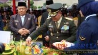 Kodam XIX/Tuanku Tambusai menggelar upacara HUT ke-81 TNI di Pekanbaru, tegaskan profesionalisme, modernisasi, dan komitmen TNI bersama rakyat.
