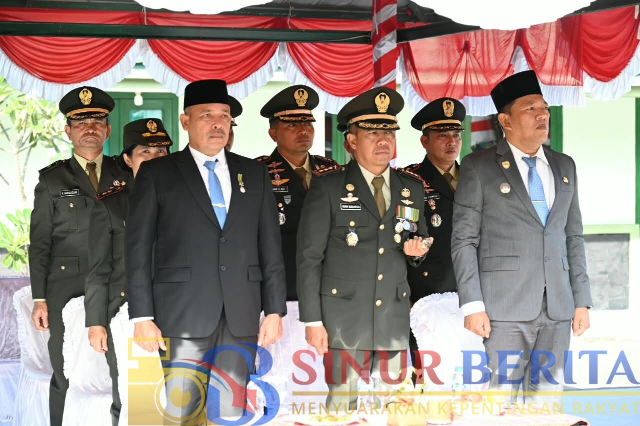 Wabup Tapteng Mahmud Efendi menghadiri HUT ke-81 TNI di Makorem 023/KS dan mengajak memperkuat sinergi TNI, Polri, pemerintah daerah, serta masyarakat menjaga keutuhan NKRI.