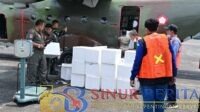 Lanud Sjamsudin Noor mengerahkan pesawat NC-212 dalam tiga sortie untuk penyemaian dry ice guna mendukung operasi modifikasi cuaca dan penanggulangan karhutla di Kalimantan Selatan dan Kalimantan Tengah.